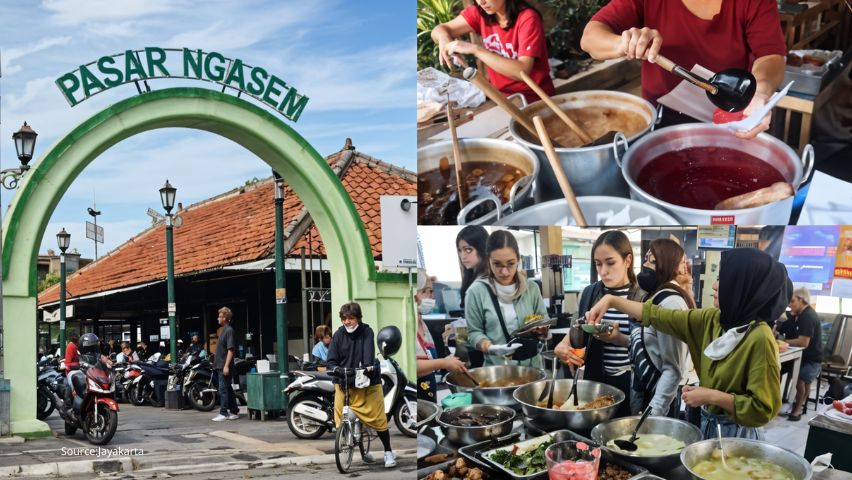 Jajanan Pasar Khas Jawa Tengah di Pasar Ngasem Yogyakarta